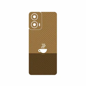 MAHOOT Minimal Cup of Coffee Icon Cover Sticker for Motorola Moto G24