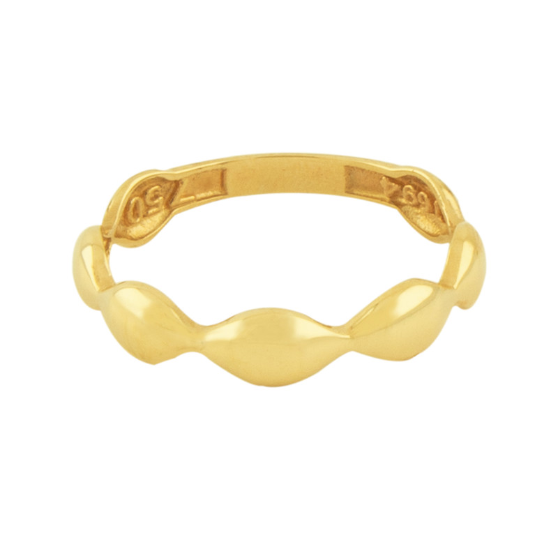 انگشتر طلا 18 عیار زنانه پولک مدل مایا بیضی