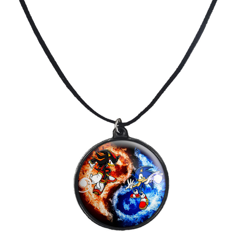 گردنبند پرمانه طرح سونیک کد pmb.14980 مدل دو طرفه