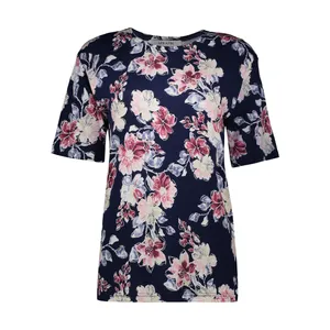 تی شرت آستین کوتاه زنانه افراتین مدل 2610 رنگ سرمه ای