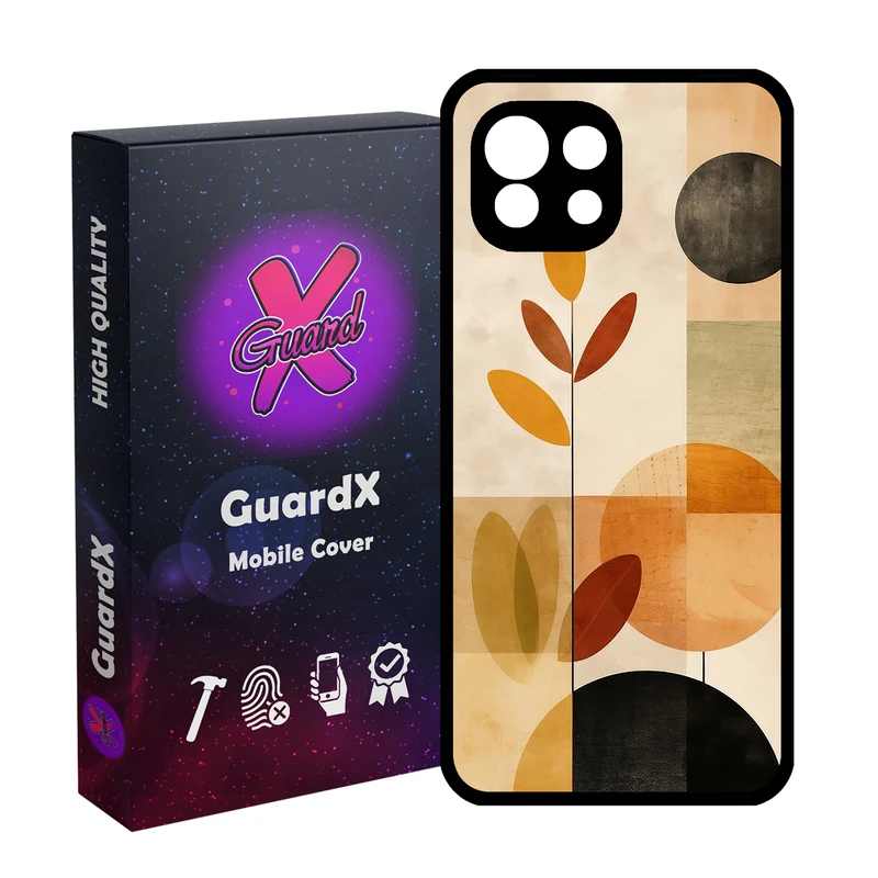 کاور گارد ایکس طرح برگ مدل Glass10809 مناسب برای گوشی موبایل شیائومی  Mi 11 Lite