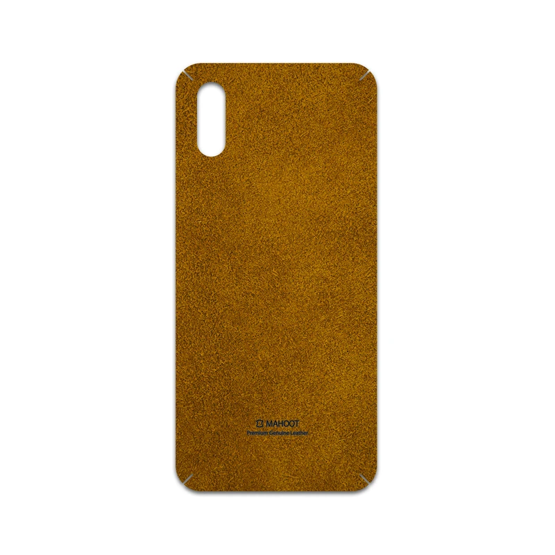 برچسب پوششی ماهوت مدل Brown-Chamois-Leather مناسب برای گوشی موبایل شیائومی Redmi 9A