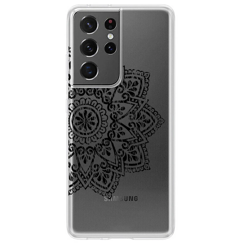 کاور مگافون طرح ماندالا مدل C63-B مناسب برای گوشی موبایل سامسونگ Galaxy S21 Ultra