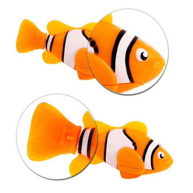 اسباب بازی زینتی دنیای سرگرمی های کمیاب مدل ماهی رباتیک جینو کد DSK7000