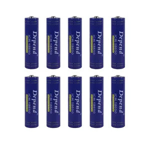 باتری لیتیوم یون قابل شارژ دیپند مدل ICR-18650 ظرفیت 8800 میلی آمپر ساعت بسته 10عددی