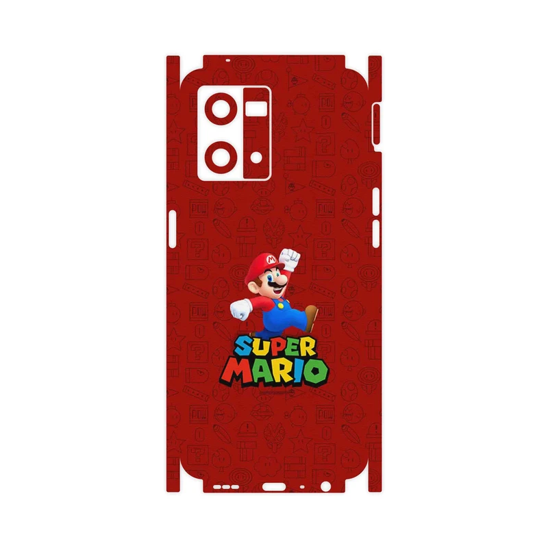 برچسب پوششی ماهوت مدل Super_Mario_Game-FullSkin مناسب برای گوشی موبایل اپو Reno 8 4G