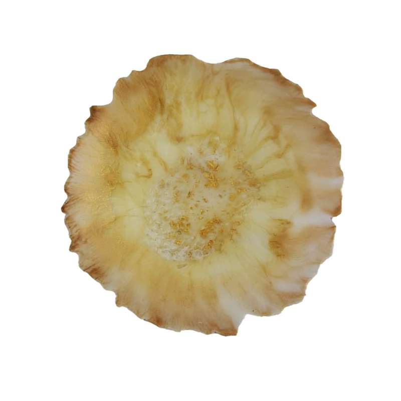 سینی سرو چوبی رزینی مدل ge