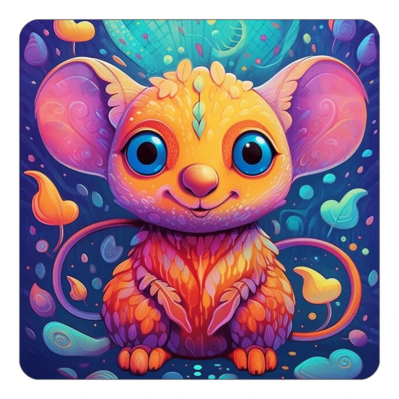 مگنت کاکتی طرح حیوانات رنگی مدل mp25676