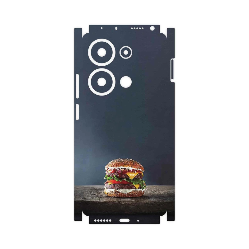 برچسب پوششی ماهوت مدل Hamburger-FullSkin مناسب برای گوشی موبایل شیائومی Redmi Note 13 Pro 4G
