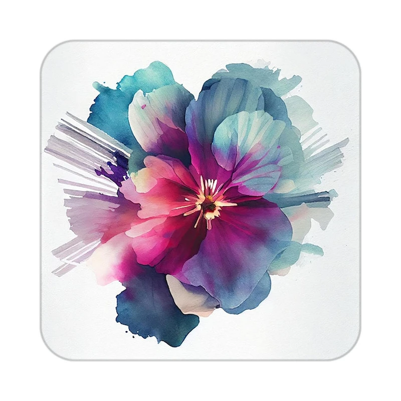 زیر لیوانی کاکتی طرح گل مدل mp16006