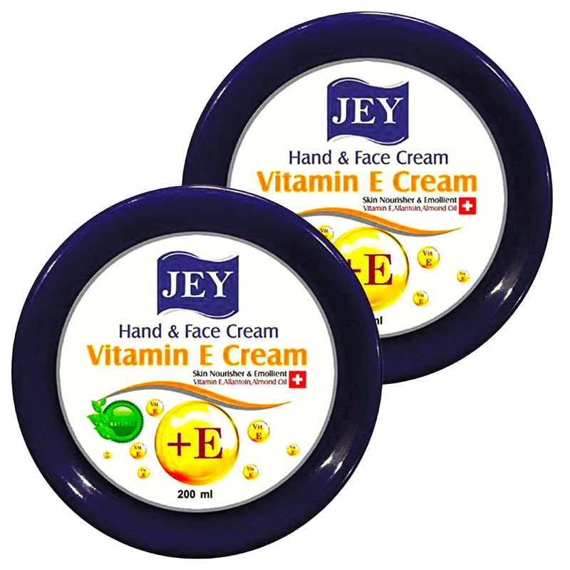 کرم مرطوب کننده جی مدل Vitamin E حجم 200 میلی لیتر بسته 2 عددی