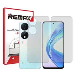 Remax HyGEL model transparent screen protector suitable for Honor X7b mobile phone along with the phone back protector