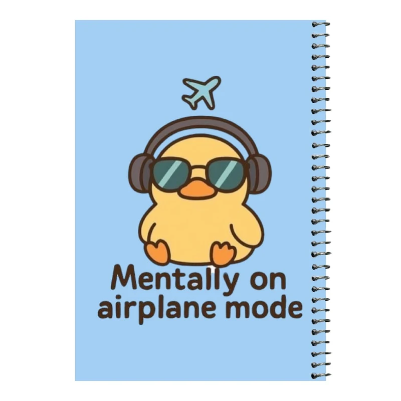 دفتر مشق 80 برگ اس جی مدل جوجه و هدفون     