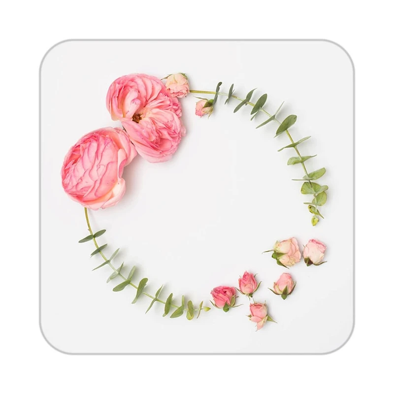 زیر لیوانی کاکتی طرح گل مدل mp17967