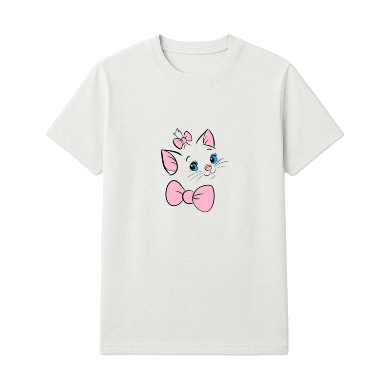 تی شرت آستین کوتاه راحتی دخترانه مدل D15 کد 07