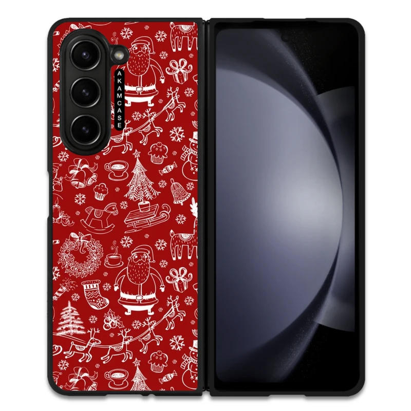 کاور آکام مدل AMC-WSGZFOLD5-CHRISTMAS-20 مناسب برای گوشی موبایل سامسونگ Galaxy Z Fold 5