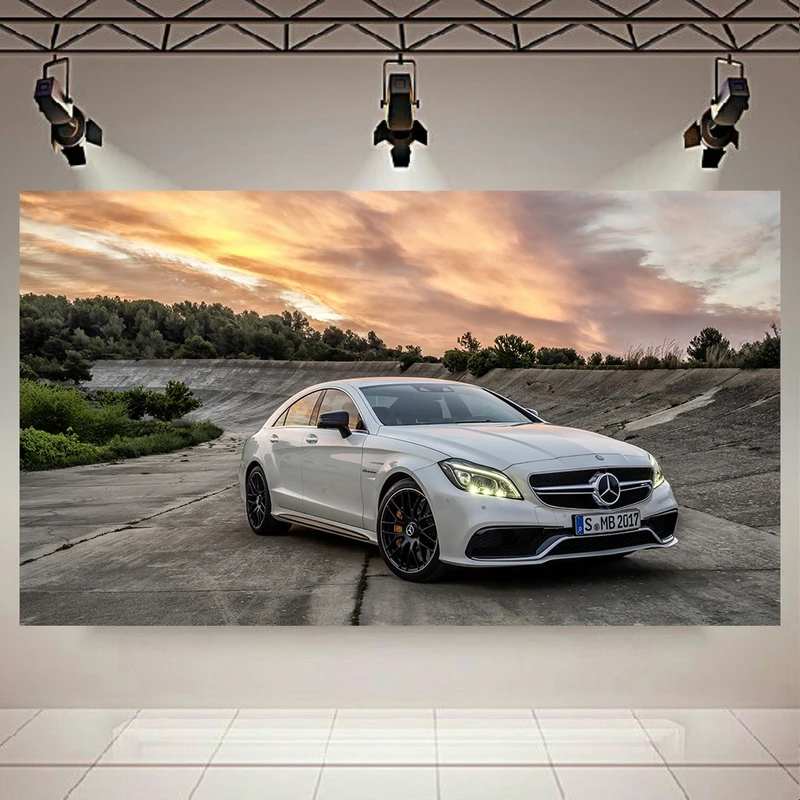 تابلو شاسی طرح ماشین مدل مرسدس بنز CLS کد AR4860