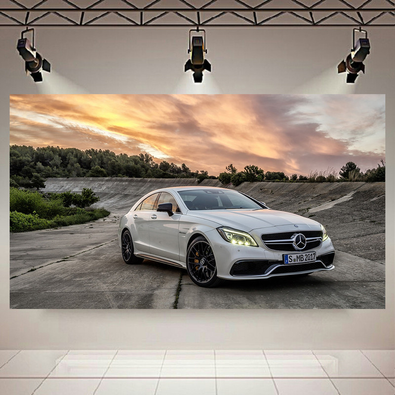 تابلو شاسی طرح ماشین مدل مرسدس بنز CLS کد AR4860 تابلو شاسی طرح ماشین مدل مرسدس بنز CLS کد AR4860