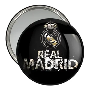 آینه جیبی خندالو مدل باشگاه رئال مادرید Real Madrid  کد 2022
