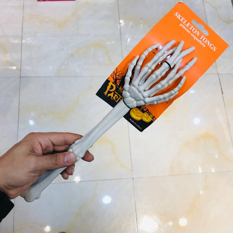 ابزار شوخی مدل دست اسکلت هالووین بسته 2 عددی