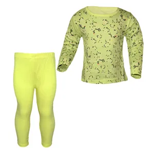 ست تی شرت آستین بلند و شلوار دخترانه مدل 116