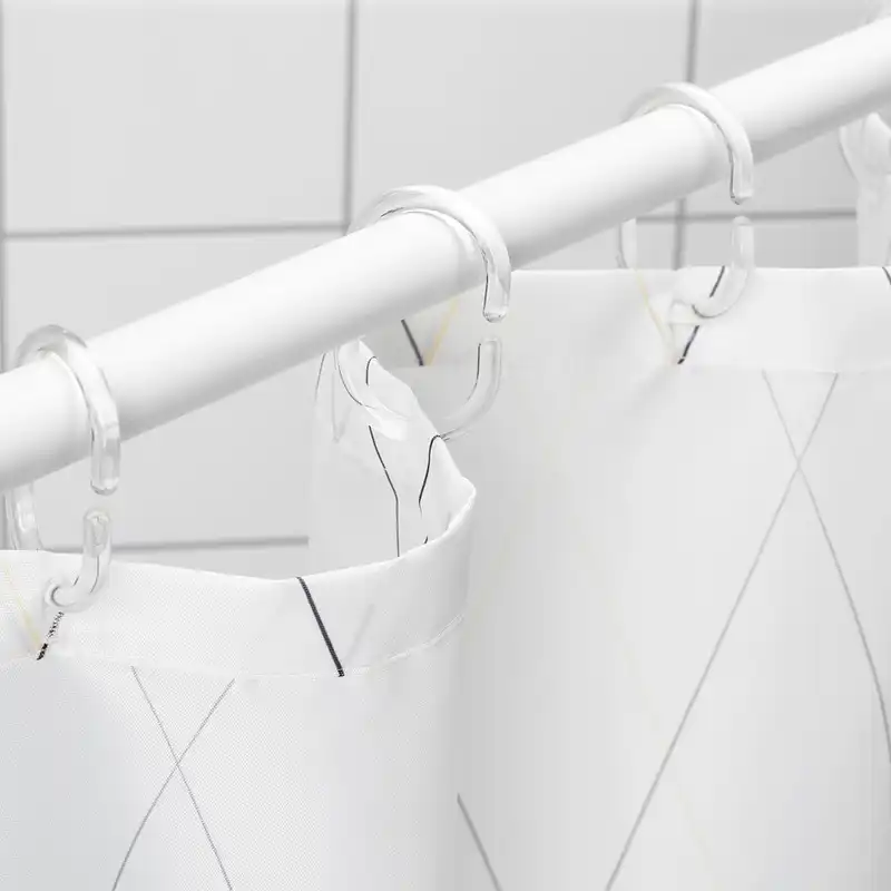 پرده حمام ایکیا مدل BASTSJON سایز 180x200 سانتی متر