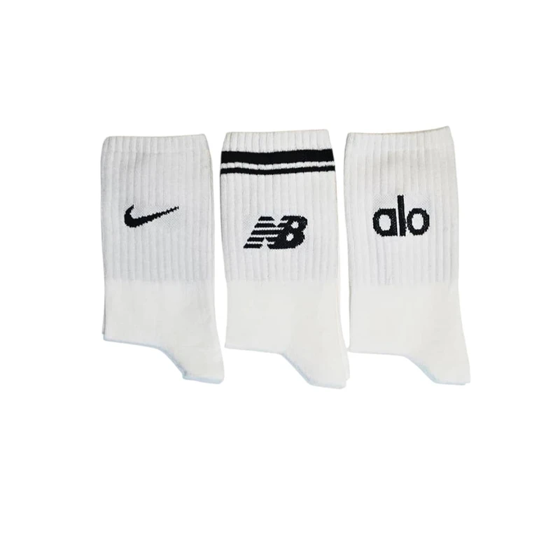 جوراب ساق بلند مدل اسپورت کش انگلیسی  بسته 3 عددی