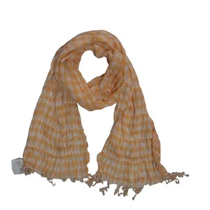 شال دخترانه مدل چهارخانه ریز کد 01