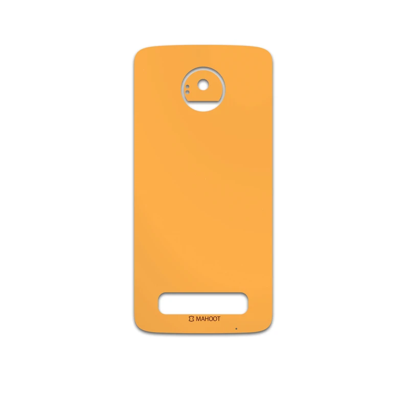 برچسب پوششی ماهوت مدل Matte-Orange مناسب برای گوشی موبایل موتورولا Moto Z Play