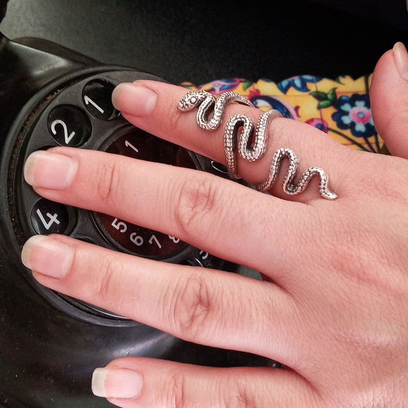 انگشتر زنانه مدل مار کد SN-W300