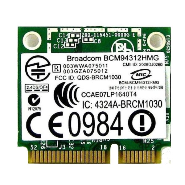 PCI  کارت شبکه برودکام مدل BCM94312HMG