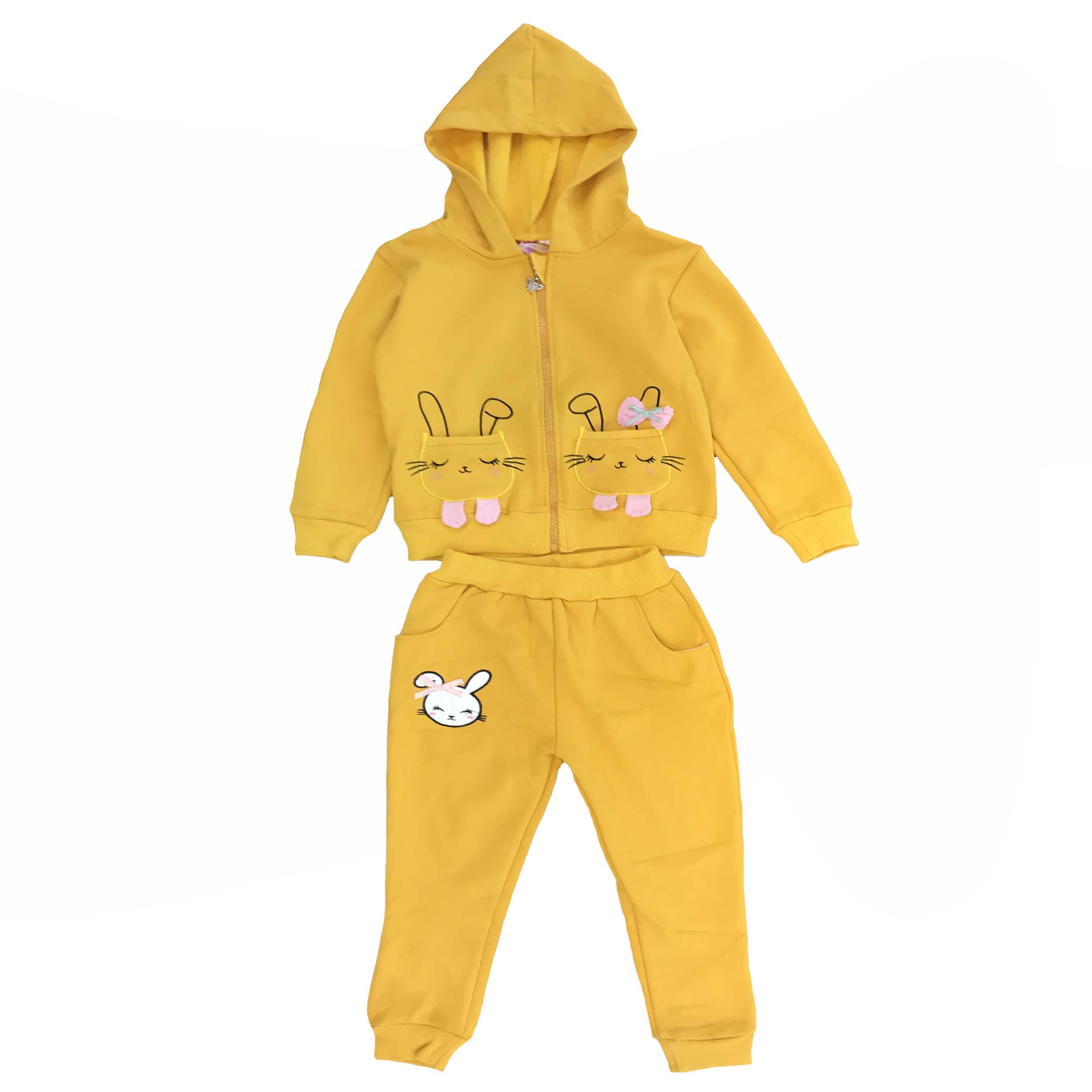 ست سویشرت و شلوار دخترانه مدل ویکانی