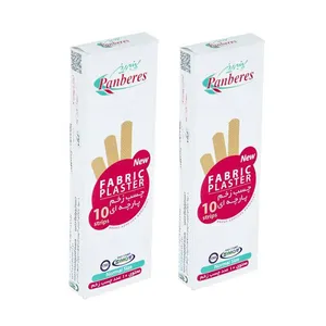 چسب زخم پنبه ریز مدل Fabric مجموعه 2 عددی