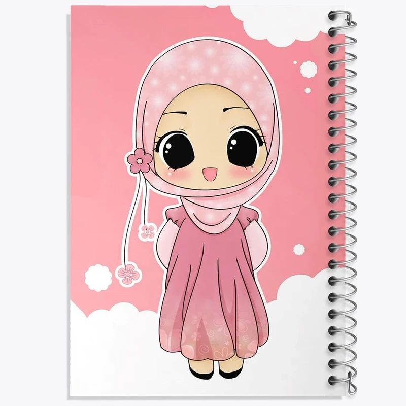 دفتر لیست خرید 50 برگ خندالو طرح دخترانه کد 26024