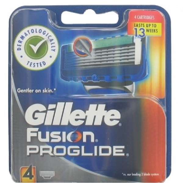 تیغ یدک ژیلت مدل Fusion Proglide بسته 4 عددی