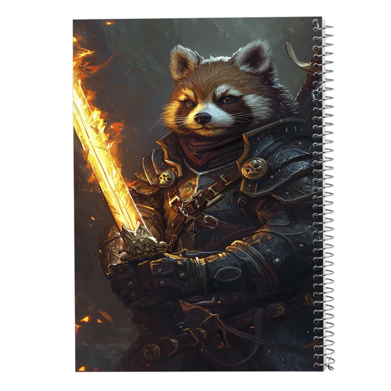 دفتر نت موسیقی 50 برگ مدوپد مدل حیوانات جنگجو کد DF14859