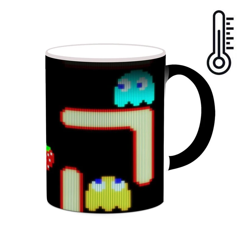 ماگ حرارتی کاکتی مدل بازی Ms. Pac-Man کد mgh29662