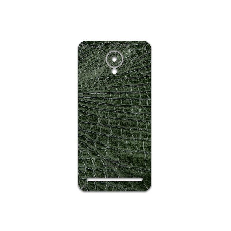 برچسب پوششی ماهوت مدل Green-Crocodile-Leather مناسب برای گوشی موبایل لنوو Vibe C2