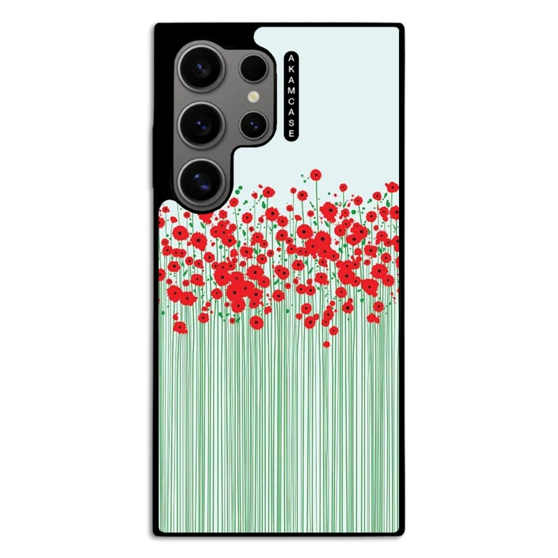 کاور آکام مدل AMC-WSGS24U-FLOWERS-26 مناسب برای گوشی موبایل سامسونگ Galaxy S24 Ultra