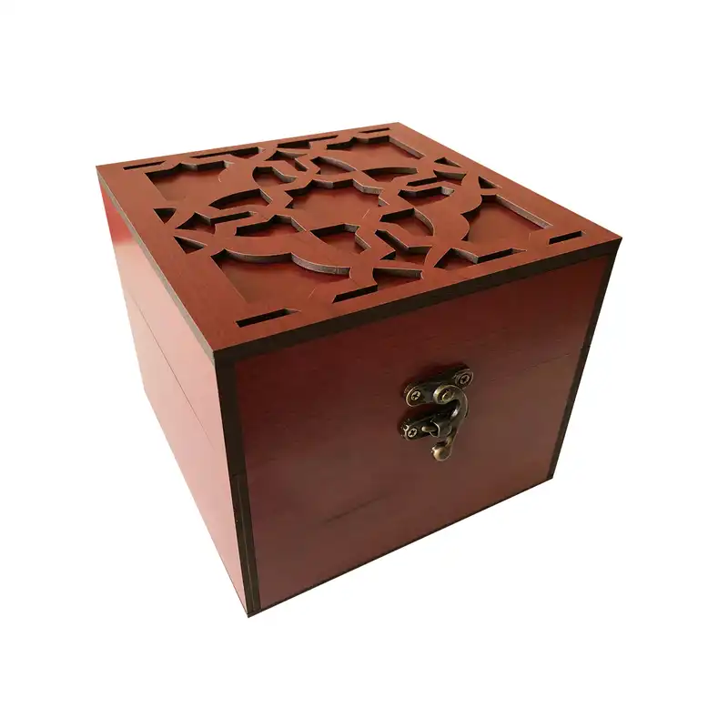 جعبه هدیه چوبی مدل j114