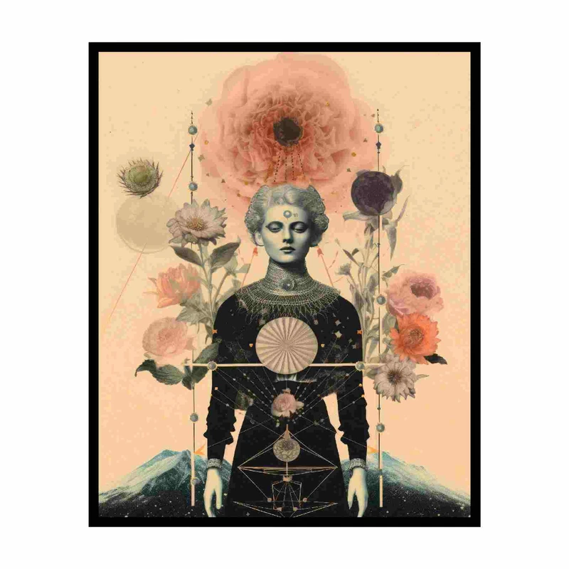 پوستر مدل زن ویکتوریایی تریپی