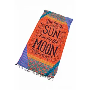 زیرانداز یک نفره مدل sun and moon