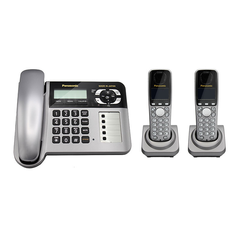 تلفن بی سیم پاناسونیک مدل KX-TG3662JX به همراه 2 عدد گوشی بی سیم