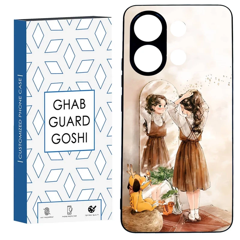 کاور قاب گارد گوشی طرح دخترانه کد FB-019 مناسب برای گوشی موبایل شیائومی NOTE 13 4G / NOTE 14 S  