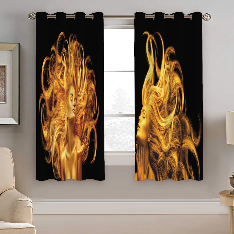 پرده نیروانا طرح چهره مدل مخمل کد 5202  سایز 140×200 سانتی متر