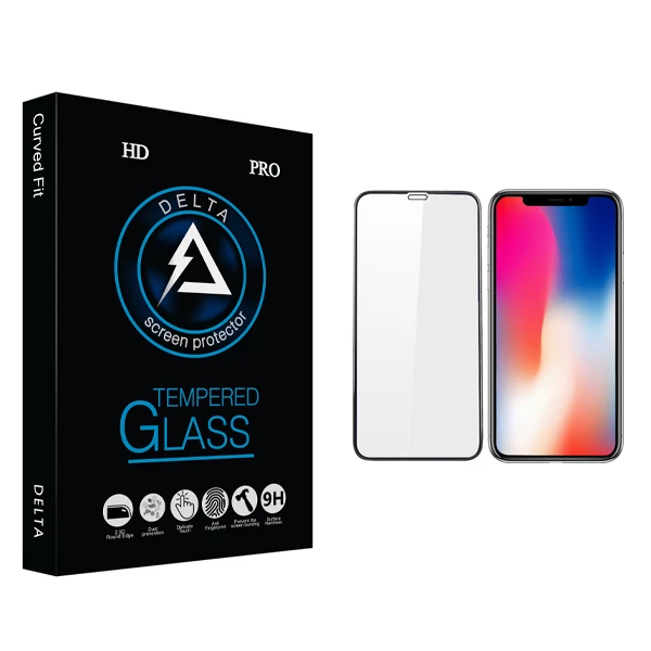 محافظ صفحه نمایش دلتا مدل HD مناسب برای گوشی موبایل اپل iPhone X/XS