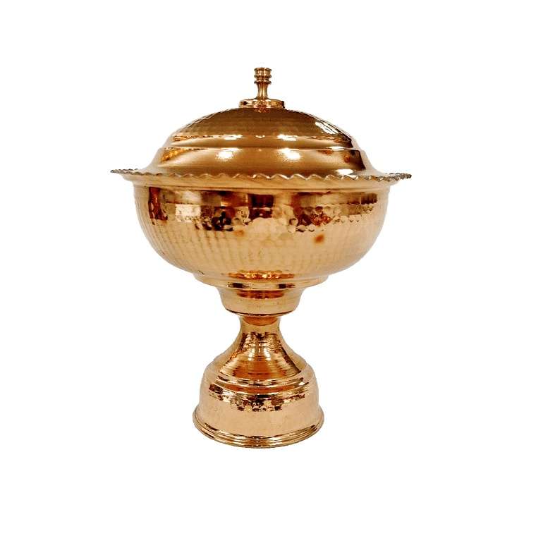 شکلات خوری مسی مدل تک پایه کد AZ_C04