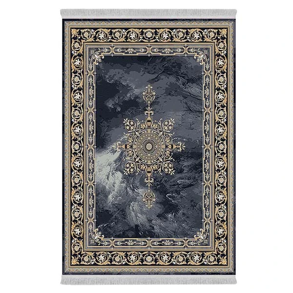 فرش پارچه‌ای دفه مدل فرشینه طرح مدرن کد 308