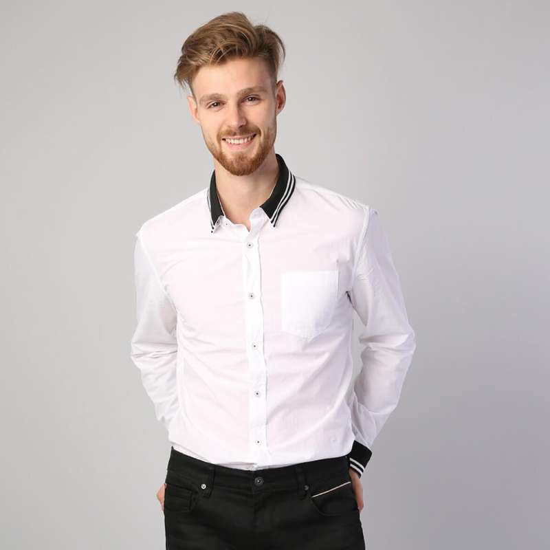 پیراهن آستین بلند مردانه کالینز مدل CL1040775