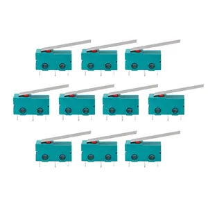 میکرو سوئیچ اهرم دار مدل 5A-125-250V بسته 10 عددی